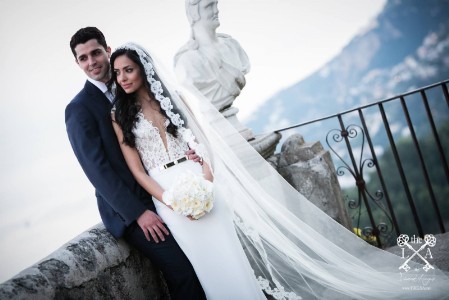 Nozze a villa Cimbrone a Ravello